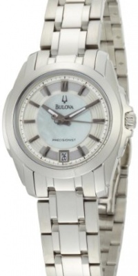 Bulova Women's 96M108 Precisionist Longwood MOP Dial Steel Bracelet Watch