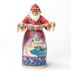 Enesco Jim Shore Heartwood Creek Seashell Santa Figurine, 10-Inch