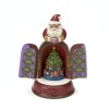 Jim Shore Heartwood Creek Santa with Hidden Christmas Tree Scene Figurine 7-1/2-Inch