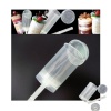 Push Pop Containers with Lid 12 Ct. Clear Plastic Push up Pops