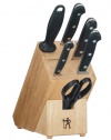 J.A. Henckels International Classic Forged 7-Piece Stainless-Steel Knife Set with Block