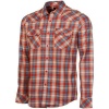 Quiksilver Flash Surf Long Sleeve Button-Up Shirt - Chili Pepper