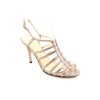 Kate Spade Caryl Womens Size 7.5 Silver Suede Strappy Shoes New/Display