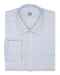 From Ike Behar, a sophisticated regular fit shirt rendered in a soft textured cotton with allover check print.