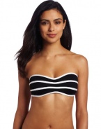 JAG Women's Jag Solid Bandeau Swim Bra Top