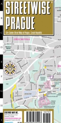 Streetwise Prague Map - Laminated City Center Street Map of Prague, Czech Republic