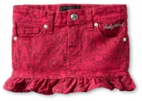 Baby Phat - Kids Girls 2-6X Twill Skirt, Pink, 2T