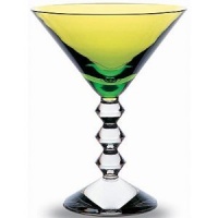 Baccarat Vega Martini Glass, Olive Moss