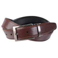 Geoffrey Beene Mens Soft Touch Reversible Leather Dress Belt