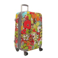 Olympia Luggage Blossom 21 Inch Expandable Hard Case Carry-On Bag