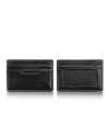 Soft, full-grain Napa leather brings a luxurious touch to your every day with this superior slim card case by Tumi.