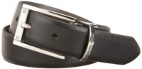 Geoffrey Beene Men's Soft Touch Reversible Belt, Black/Brown, 34