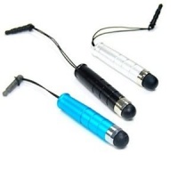 COSMOS 3 Pcs Aqua Blue/Black/Silver Stylus/styli Touch Screen cellphone Pen for iPhone 4 4s 3 3Gs iPod/iPad 2 3 SONY PLAYSTATION PSP PS VITA + Cosmos Cable Tie