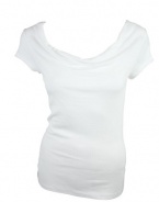 INC International Concepts Ribbed Cowl Neck Top