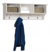 Prepac White Entryway Cubbie Shelf