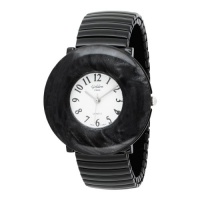 Golden Classic Women's 2164_Blk Tough Love Black Stretch Band Watch