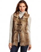 525 America Women's Rabbit Long Vest with Buckle Closures