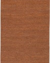 Area Rug 3x5 Rectangle Natural Fiber Orange Color - Surya Continental Rug from RugPal