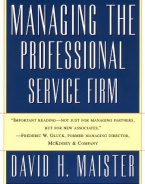 Managing The Professional Service Firm