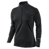 Nike Lady Element Half-Zip Long Sleeve Running Top - Small - Black