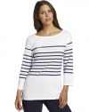 Nautica Sleepwear Women's Knit Stripe Tee