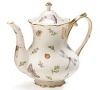 Porcelain Butterfly & Dragonfly Teapot Trimmed in Gold Beautiful Tea Serveware