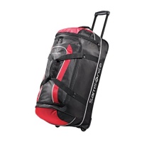 Samsonite Luggage Andante Wheeled Duffel, Black/Red, 28 Inch