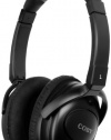 Coby  CV195 Digital Active Noise-Canceling Stereo Headphones, Black