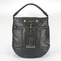 Marc By Marc Jacobs, Preppy Leather Hobo Bag, Black