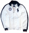 Polo Ralph Lauren USA Big Pony Full Zip Fleece Track Jacket