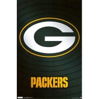 (22x34) Green Bay Packers Logo Sports Poster Print