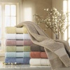 Kassatex combed long staple Turkish Cotton from our Elegance Collection 6-Piece Solid Towel Set, Chocolate