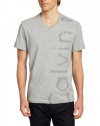 Calvin Klein Sportswear Men's Logo - Short Sleeve V Neck Tee