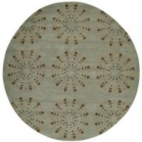 Surya Bombay BST-428 Area Rug - Mint Green/Brown Size - 3.3 x 5.3 ft.