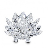 Swarovski Crystal Small Waterlily Candleholder 11867