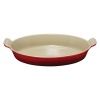 Le Creuset Cherry Red Oval 3 Qt. Au Gratin Baking Dish