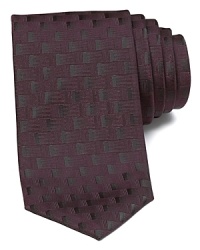 BOSS Black Skinny Line Pattern Tie