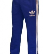 Adidas Originals Men's Bungee Fleece Track Pants-Blue