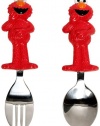 Munchkin Sesame Street Toddler Fork and Spoon, Elmo