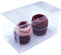 Dress My Cupcake Standard Double Cupcake Favor Box, Set of 100