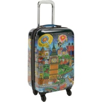 Fazzino Collection by Heys USA 22 Polycarbonate Carry On Spinner in London Lights