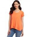 BCBGMAXAZRIA Women's Kelsey Round Neck T-Shirt Top