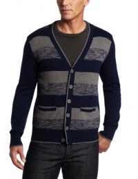 Alex Stevens Men's Striped Cardigan