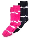 Classic trouser socks with a tie dye twist.