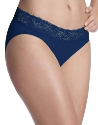 Bali One Smooth U No Lines, No Slip Bikini with Lace Waistband, 9-Sailor Blue