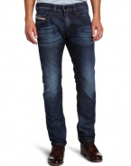 Diesel Men's Thavar Skinny Stone Wash Straight Leg Jean