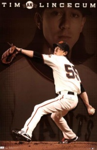 San Francisco Giants Tim Lincecum Sports Poster Print - 22x34 Poster Print, 22x34