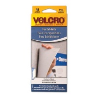 Velcro Hook Only Chevrons, 48 Ct, White (90834)