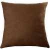 Maytex Piped Suede Pillow, Brown