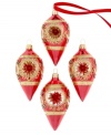 Add to your tradition with classic drop ornaments from Kurt Adler. Red and gold glass with dazzling reflectors and elegant glitter turn any tree into a stunning holiday showpiece.